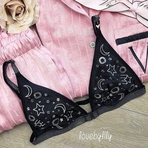**NEW** 2/$30 ❤️ Victoria’s Secret Front Close Sequin Bralette Bra